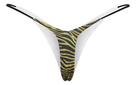 Calzoncillos De Bikini Sexy Tipo Tanga De Talle Bajo Y Doble Cuotas sin interés