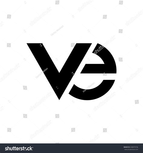 ve abstract letter stock vector royalty   shutterstock