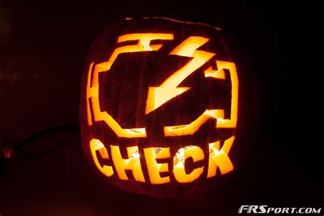 Check Engine Light Pumpkin