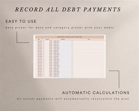 Debt Snowball Planner, Excel Budget Planner, Budget Template, Debt ...