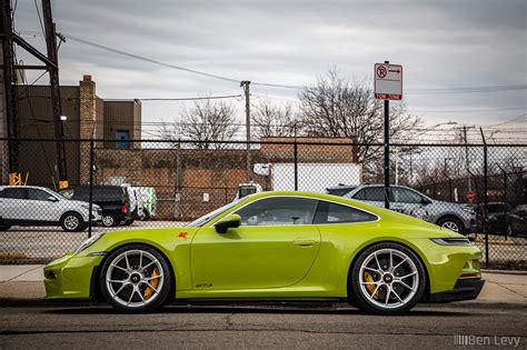 Side Of Linden Green Porsche 992 GT3 Touring BenLevy