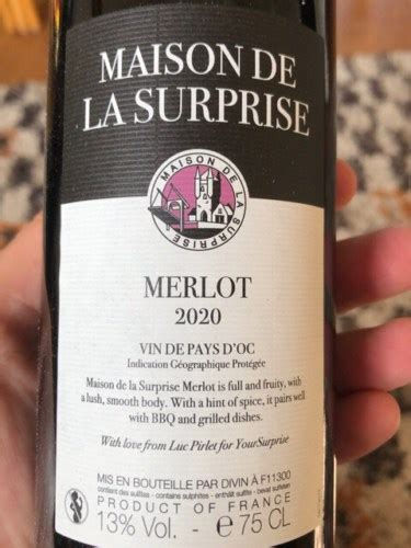 Maison De La Surprise Merlot Vivino Us