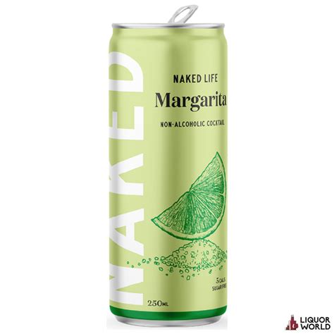 Naked Life Margarita Non Alcoholic Cocktail 250ml 24 Pack Liquor World