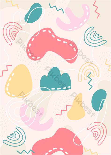 Abstract Color Patterns Cute Line Pattern Background | PSD Free ...