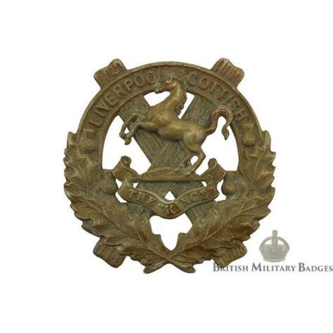 10th Battalion Liverpool Scottish Kings Regiment Cap Badge