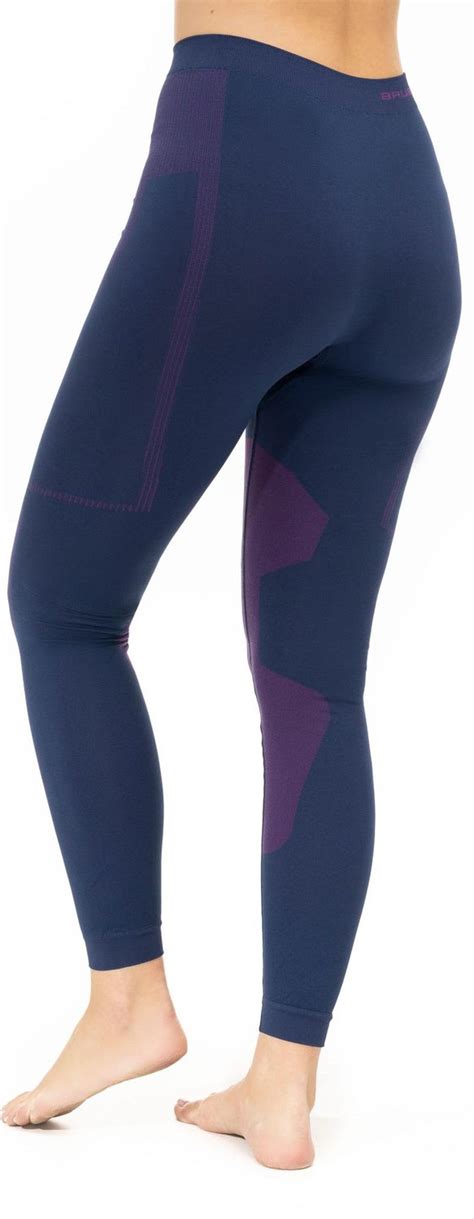 Legginsy Termoaktywne Damskie Dry Design Brubeck Niebieski