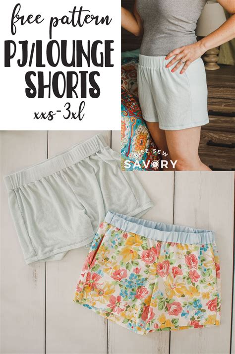 34 Designs Womens Pajama Shorts Sewing Pattern Faithmeisha