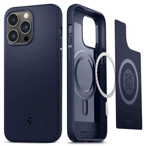 Оригинальный чехол Spigen Mag Armor для iPhone 14 Pro Max - Navy Blue ...