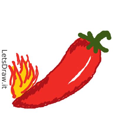 How To Draw Hot Pepper Uajtoeeut Png LetsDrawIt