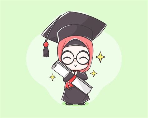 Detail Gambar Kartun Wisuda Muslimah Koleksi Nomer 46
