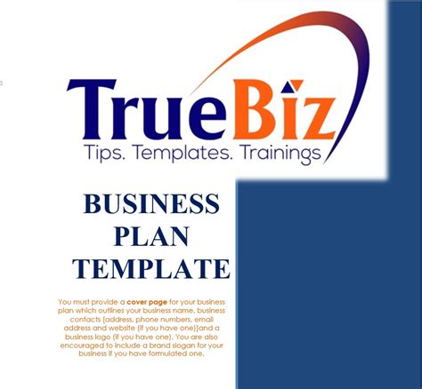 Free Business Plan Template – Get strategic Business and ...