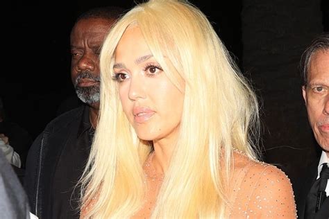 Jessica Alba Dons Nude Bodysuit To Channel Britney Spears For Halloween