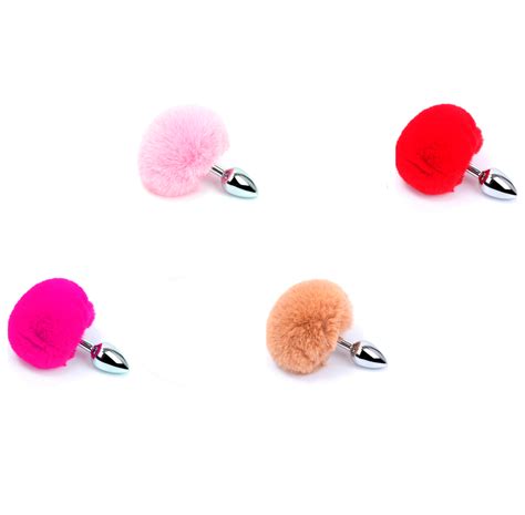 Plug Anal Tapon Cola Coneja Acero Juguete Sexual Luegopago