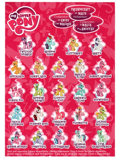 Mlp Sunset Rainbow Blind Bag Cards Mlp Merch