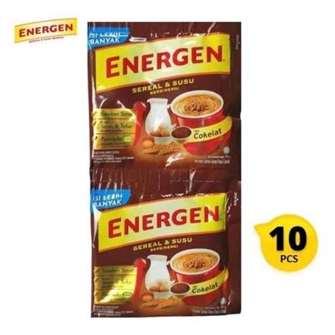 Jual Energen Cereal Instant Chocolate Renceng Isi Sachet Shopee