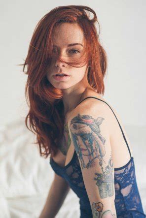 Redhead With Tats Porn Pic