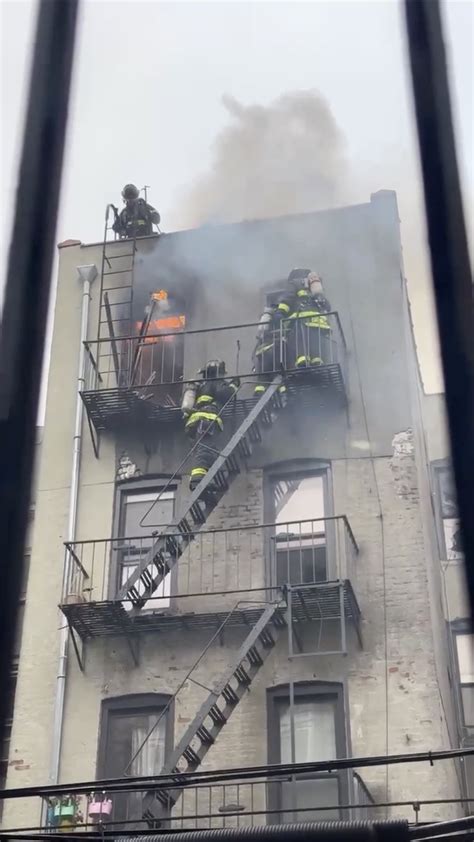 Naked Man Trapped In Burning NYC Building Plucked From Ledge FDNY