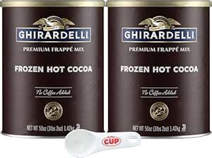 Amazon Ghirardelli Frozen Hot Cocoa Premium Frappe Mix Lb Can Pack Of With By The
