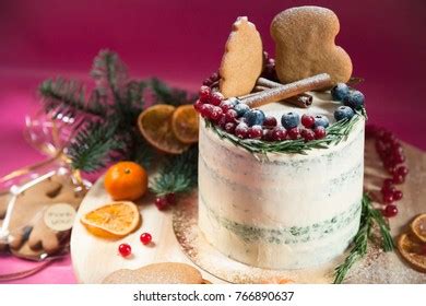 1 245 Naked Christmas Cake Images Stock Photos Vectors Shutterstock