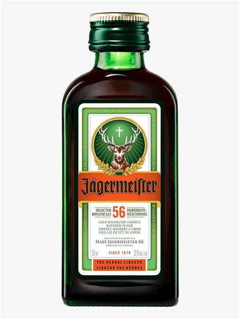 Jagermeister - Jagermeister Mini Bottle - Free Transparent PNG Download ...