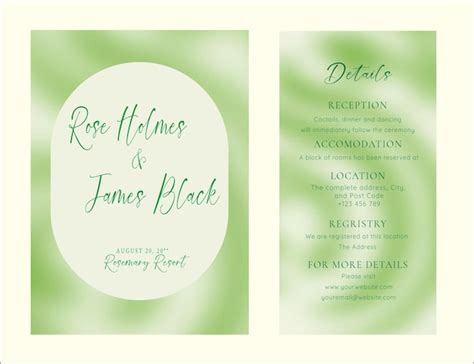 Premium Vector Set Of Wedding Invitation With Watercolor Night Sky