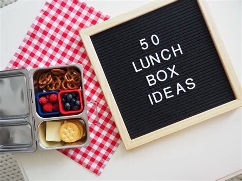 Printable Lunch Box Ideas – Telegraph