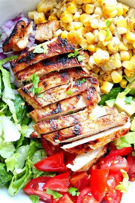 Grilled Chicken Salad Recipe Crunchy Creamy Sweet