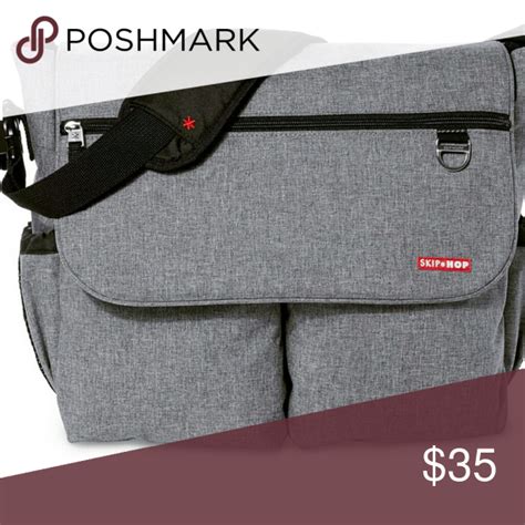 Skip Hop Messenger Diaper Bag Bags Diaper Bag Shoulder Pads