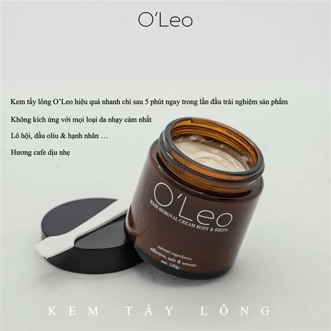 Combo Kem tẩy lông O Leo Body Bikini và Serum ức chế nang lông