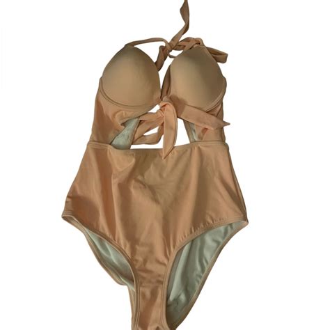 Brandnew Adore Me Light Pink Bikini One Piece Gem