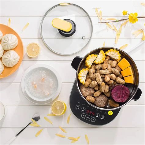 Portable Electric Multi Cooker With Steamer Mini Noodle Cooker Pot Hot Pot Hotpot Kitchen