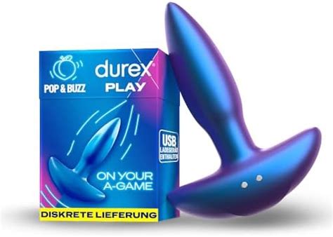Durex Pop Buzz vibrierender Analplug Anal Vibrator für Frauen
