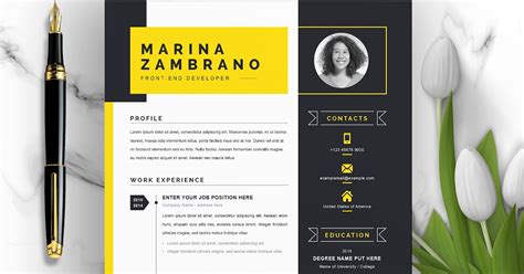 Creative Resume Headers Nude Nails With Red Outline