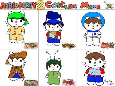 My Mario Party 2 Costumes by IanandArt-Back-Up on DeviantArt