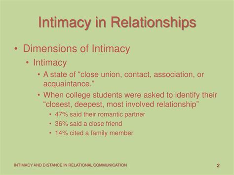 Ppt Intimacy And Distance In Relational Communication Powerpoint Presentation Id 546063