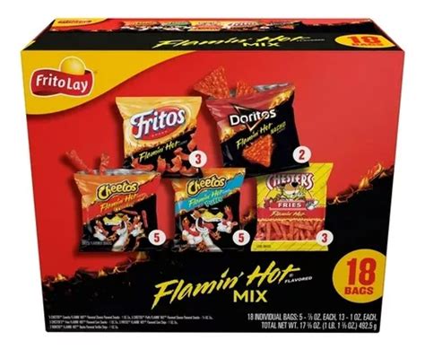 Papitas Americanas Frito Lay Flamin Hot Paquete Variado Pz En Venta En Ju Rez Chihuahua Por