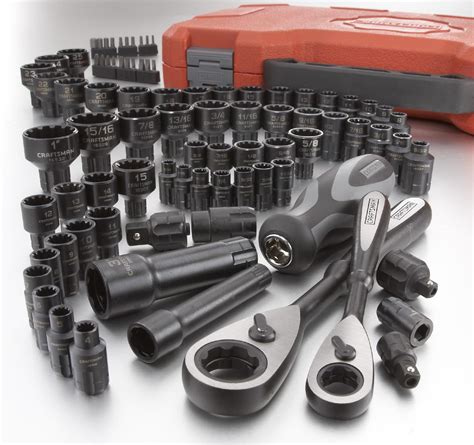 New Craftsman 85 Pc Piece Universal Max Axess Tool Set Sae Metric Ratchet Socket