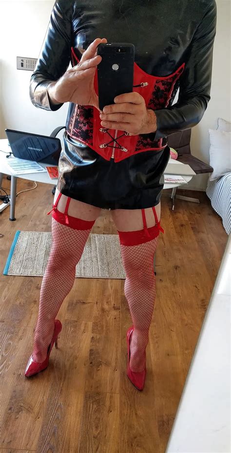 Red Fishnets And Hot Corset Combo Nude Pics XHamster