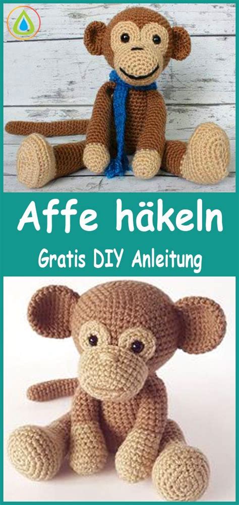 Amigurumi Affe häkeln Einfache gratis Anleitung Affe häkeln