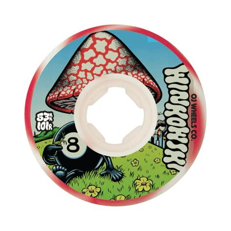 Oj Erick Winkowski Mushroom Elite 53mm 101a Skateboard Wheels Far