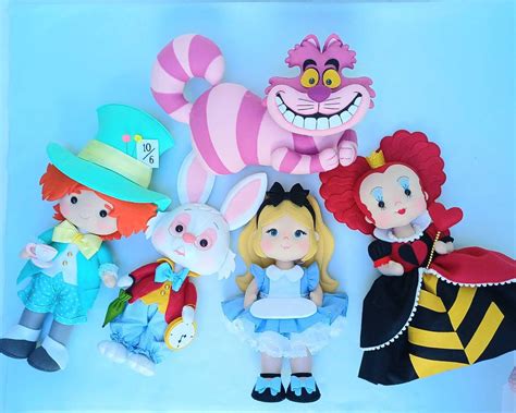 Bonecos Alice No Pais Das Maravilhas - Bonecos da Alice no País das Maravilhas | Elo7 Produtos Especiais