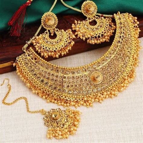 golden necklace set occasion wedding  rs set  howrah id