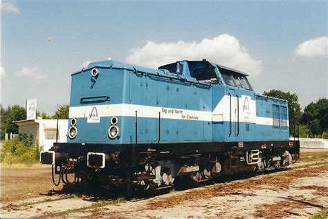 Die V-100 der AHG zeigt sich im Sommer 2006 in Cottbus ...