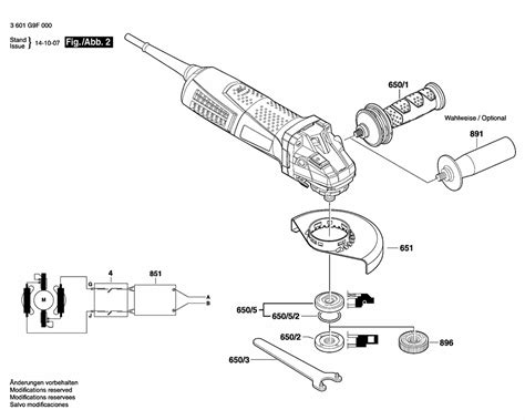 Bosch GWS 13-125 CIE (3601G9F000) - Service Shop