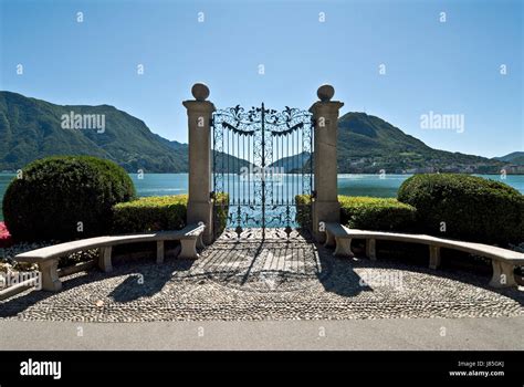 park goal passage gate archgway gantry switzerland tessin park goal