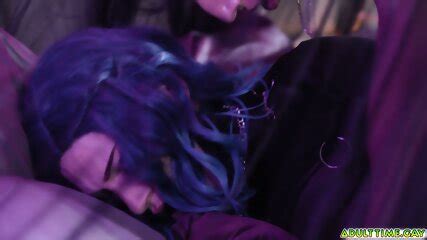 Goth Femboy Edward Terrant Having Hardcore Sex With Lucky Stud Angel Elias