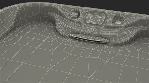 Spa Hot Tub With Water D Model Ds Blend C D Fbx Max Ma Obj Lxo Free D