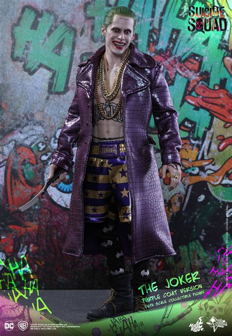 Hot Toys MMS 自殺突擊隊紫色大衣小丑The Joker Purple Coat Ver 比例人偶作品