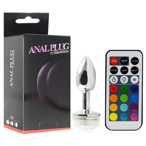 PLUG P ANAL METAL LED 13 CORES CONTROLE SEM FIO Shopee Brasil