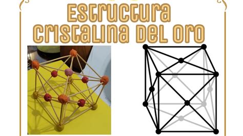 Estructura Cristalina Del Oro By Miguel David Palencia YouTube